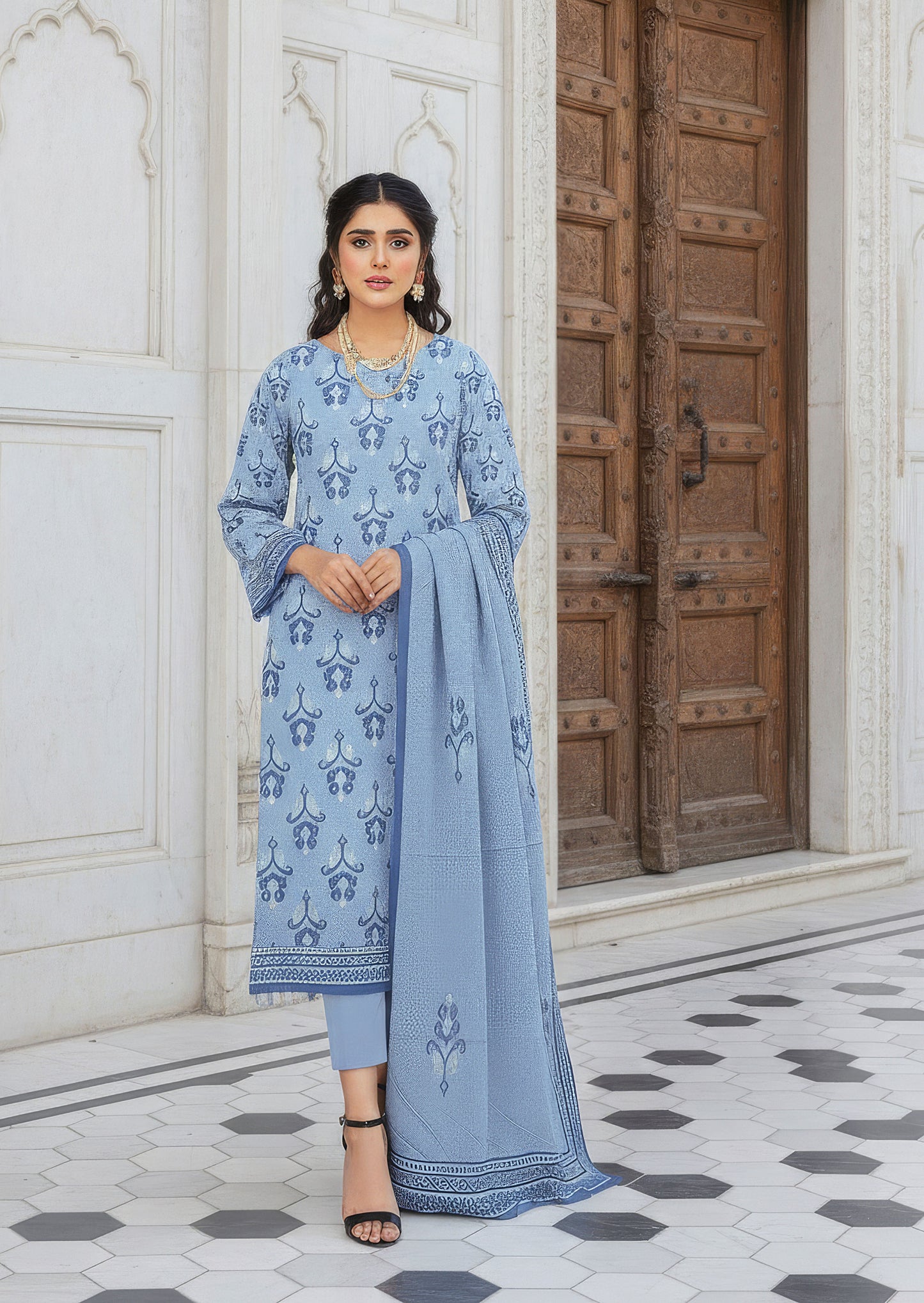 Digital Printed Lawn 3PC Summer Suit