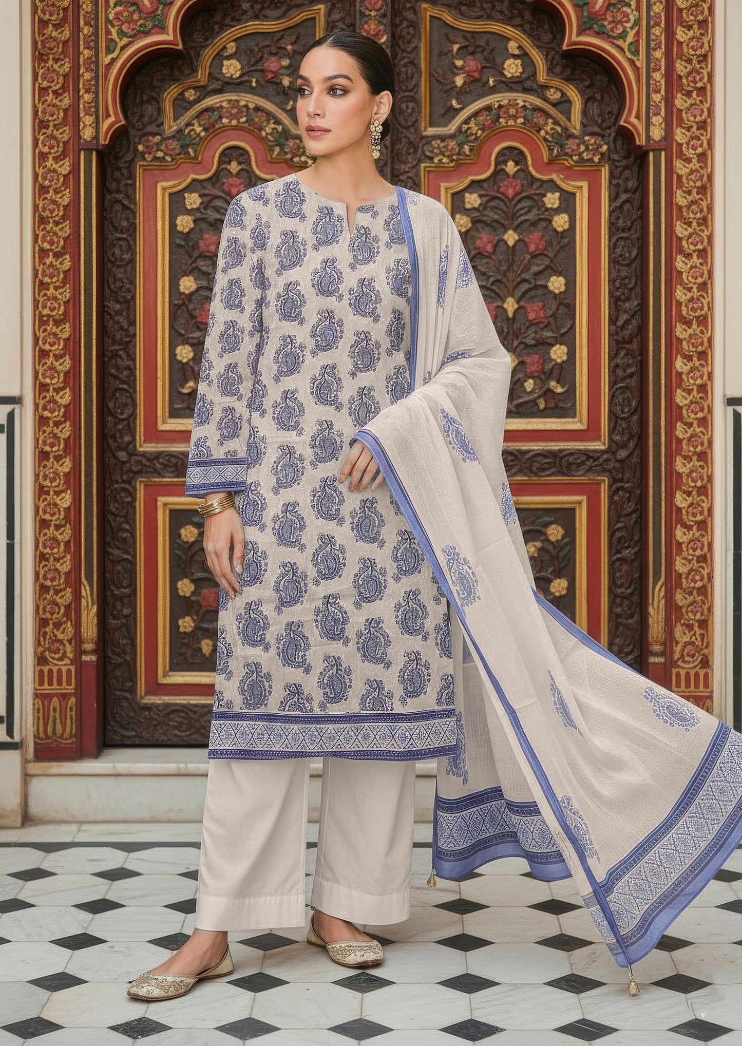 Soft Lawn Printed 3 Piece Set