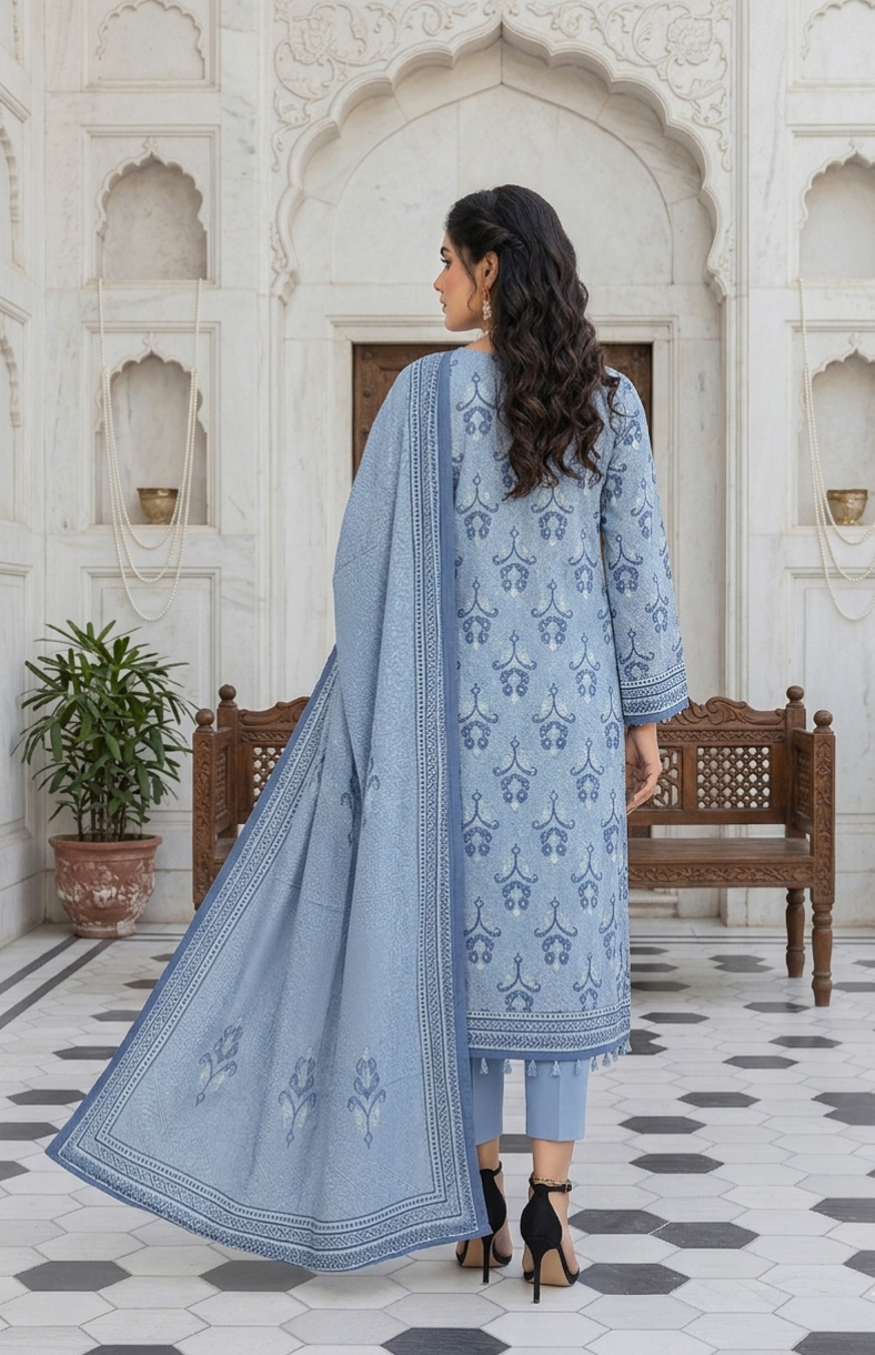 Digital Printed Lawn 3PC Summer Suit