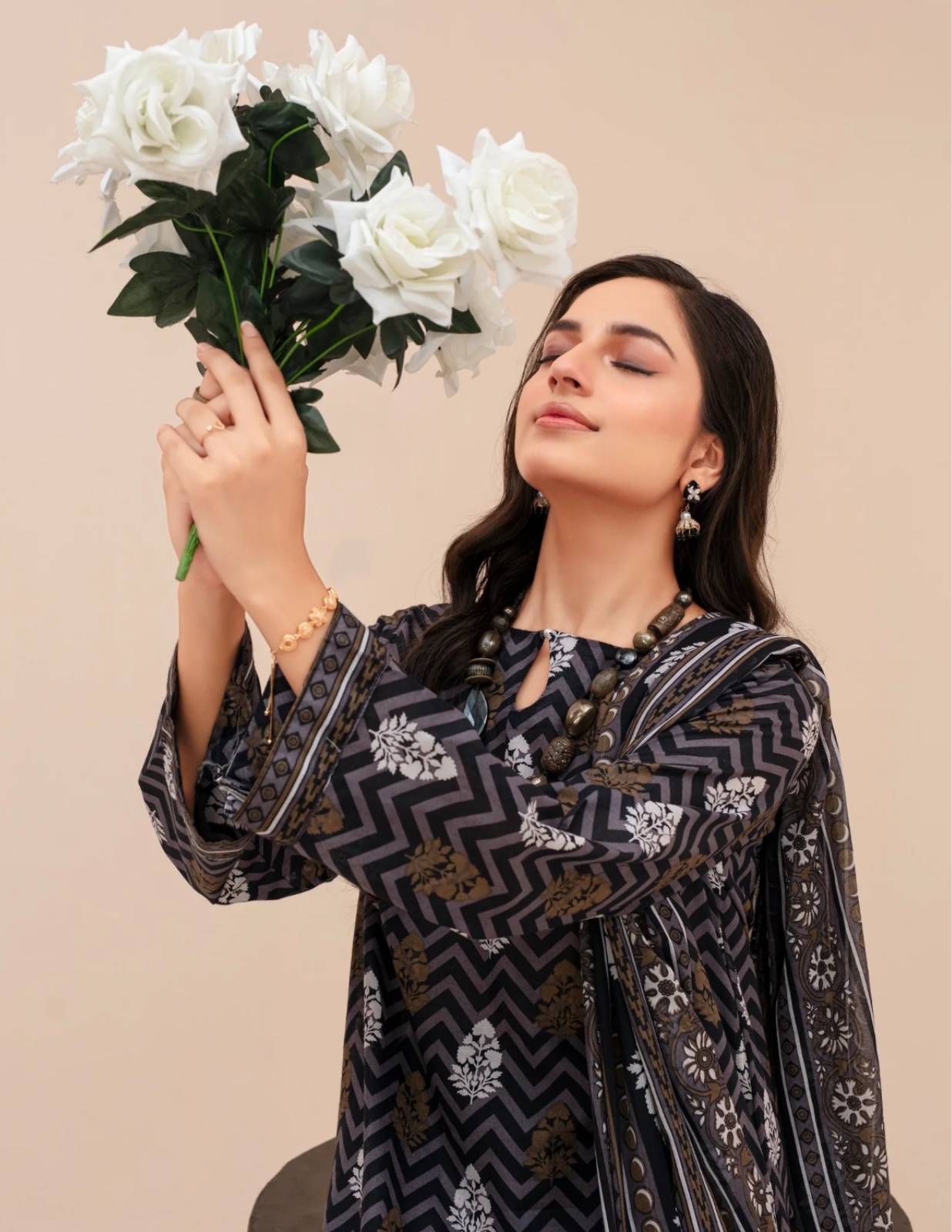 Lightweight 3-Piece Lawn Suit for Summer