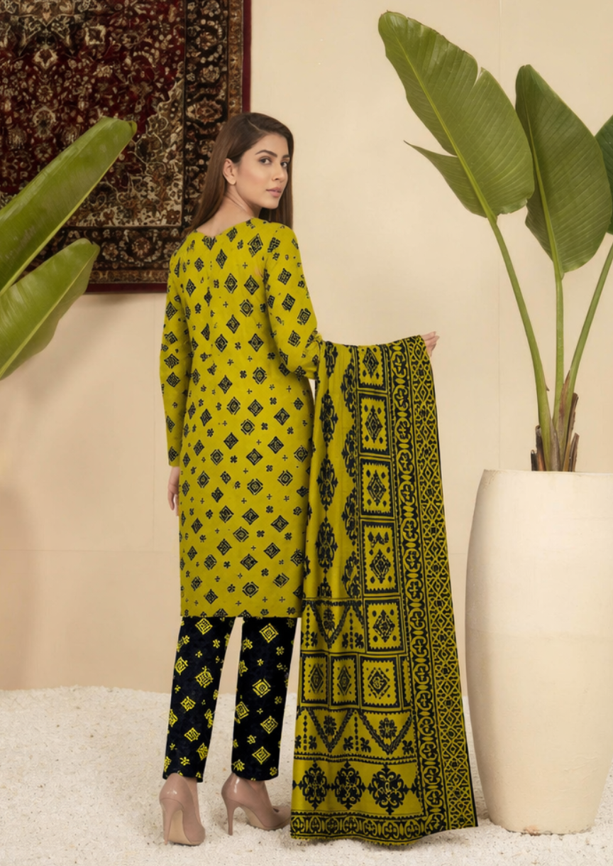 Stunning 3-Pc Bana Dora Digital Print Lawn Suit