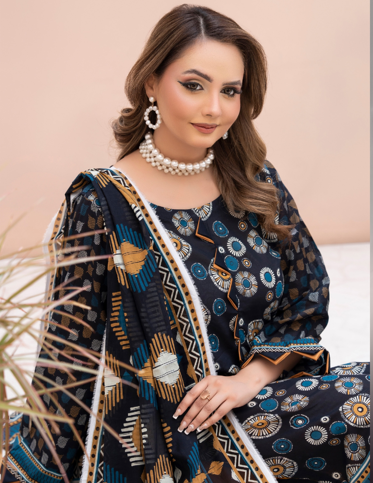 Premium Quality 3 Pc Lawn Suit – Branded Digital Print Collection