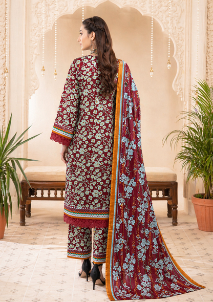 Digital Printed 3 Piece Lawn Suit Unstitched