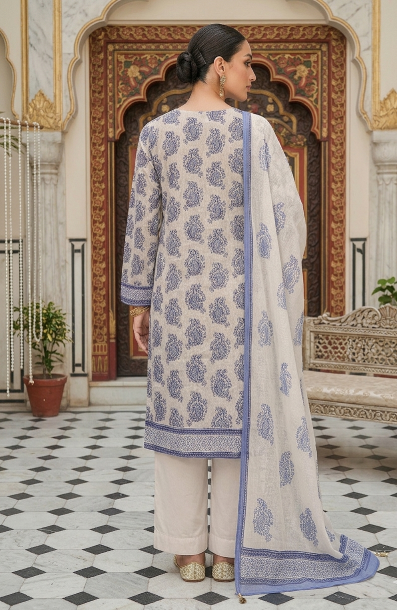 Soft Lawn Printed 3 Piece Set
