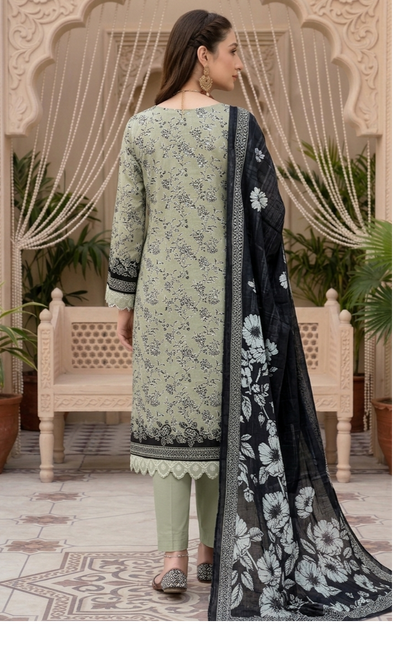 Women’s 3 Piece Lawn Unstitched Suit – Summer Collection