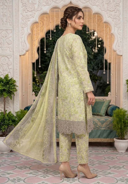 Embroidery Luxury Lawn 3 Piece Unstitched Suit