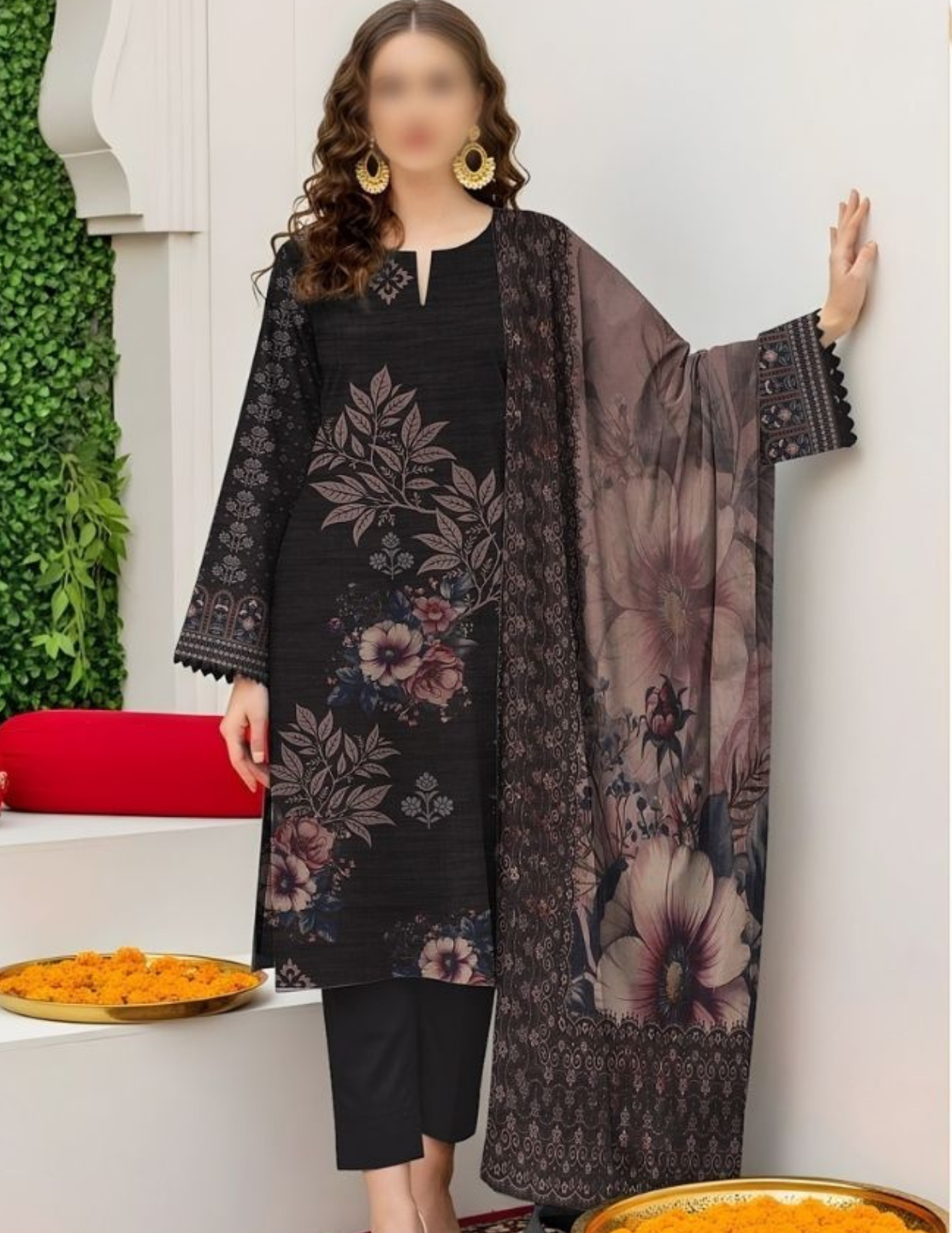 Premium Printed Lawn Summer Suit (Unstitched)