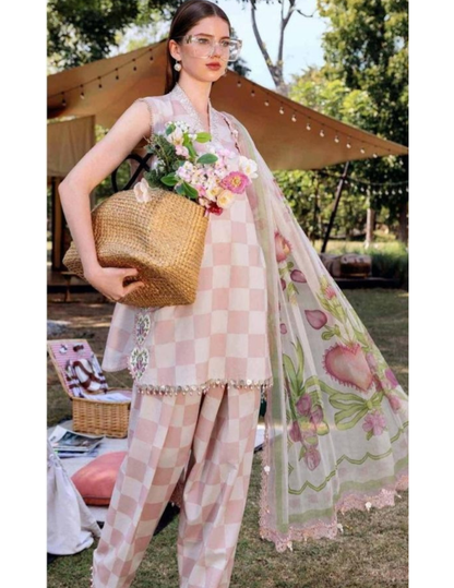 Trendy Digital Printed Lawn 3 Piece Suit unstiched