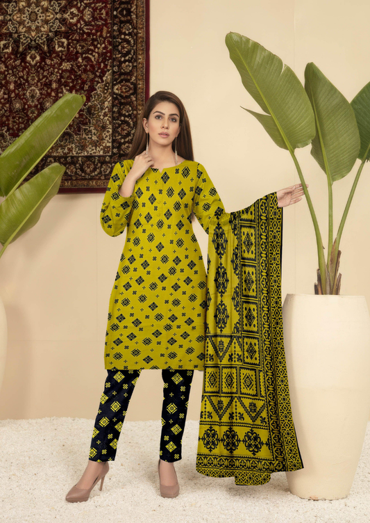 Stunning 3-Pc Bana Dora Digital Print Lawn Suit